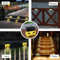 pumpkin lamp Led Solar Outdoor Fence Lamp Stairs Pathway Yard Solar Deck Lights pumpkin lamp